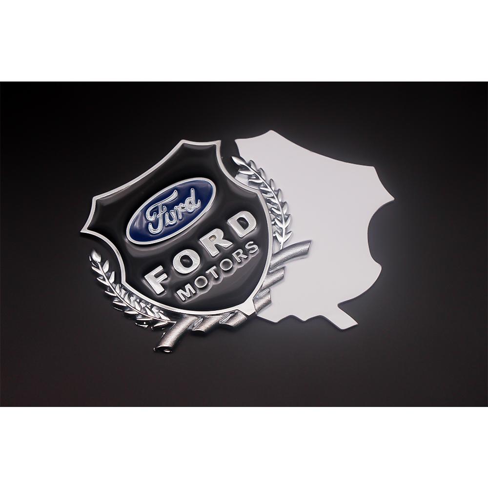 3D Car metal badge sticker Markings Decorative Body car accessories For Ford Fiesta Mondeo Explorer Focus Mondeo Escape Kuga MK2