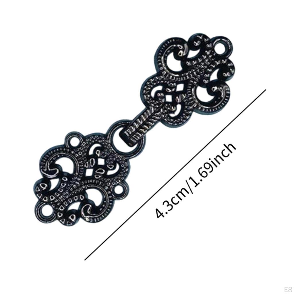 5 комплектов застежек-зажимов для курток, платьев и свитеров