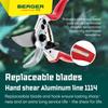 Berger pruning 1114 shears, 215mm,