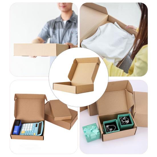 Packaging Box Durable Multifunctional Cardboard Sturdy Practical Rectangle Carton Box for Express
