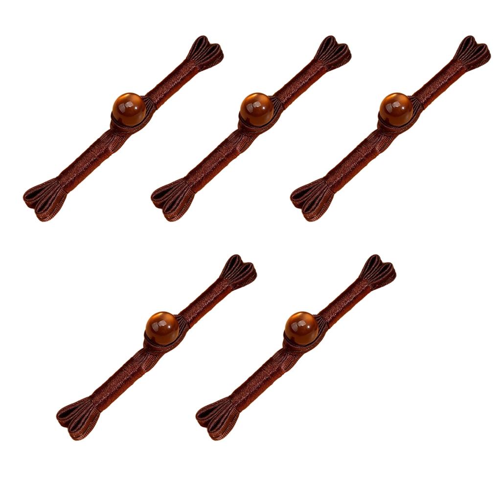 5PCS Chinese Cheongsam Buttons Traditional Costume Ornament Closure Buttons for Sewing Sweater Cardigan Evening Gowns