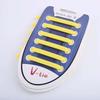 Version Cn - Yellow - 12 Pieces-Set Creative Unisex Laces Women Men Athletic Running No Tie Elastic Shoelaces