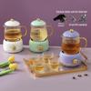 High-Temperature Resistant Glass Mug: Multifunctional Electric Heating Cup & Kettle Gift Set