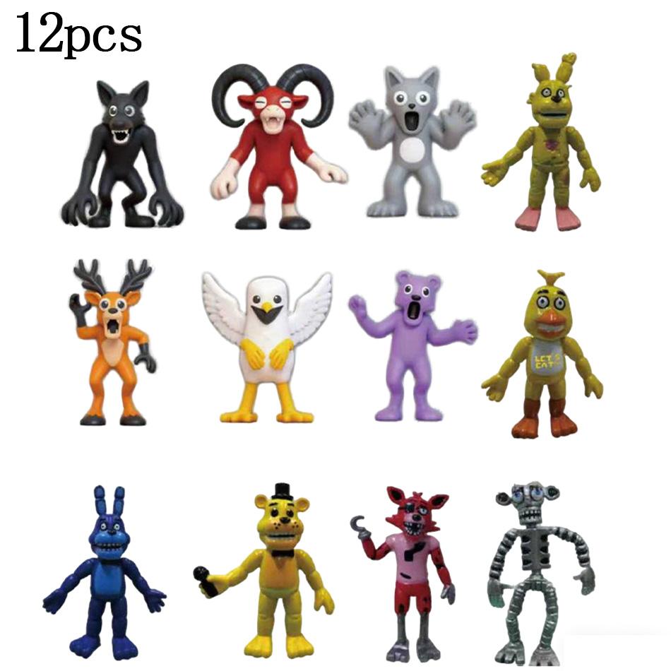 12 шт./комплект 99 Ночей в Лесу Олень Игрушки Фильм Мягкие Игрушки Олень Игрушка Фанаты Подарки на День Рождения Игрушки для Детей Подарок на Хэллоуин