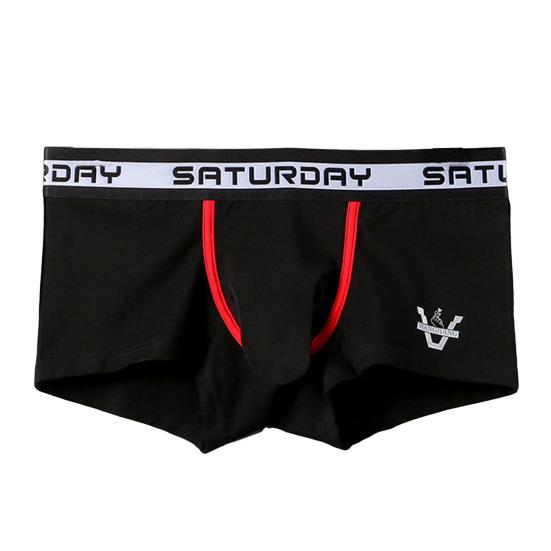 Мужские трусы-боксеры с буквенным принтом и рисунком в виде носа слона, шорты-брифы средней посадки, высокая эластичность