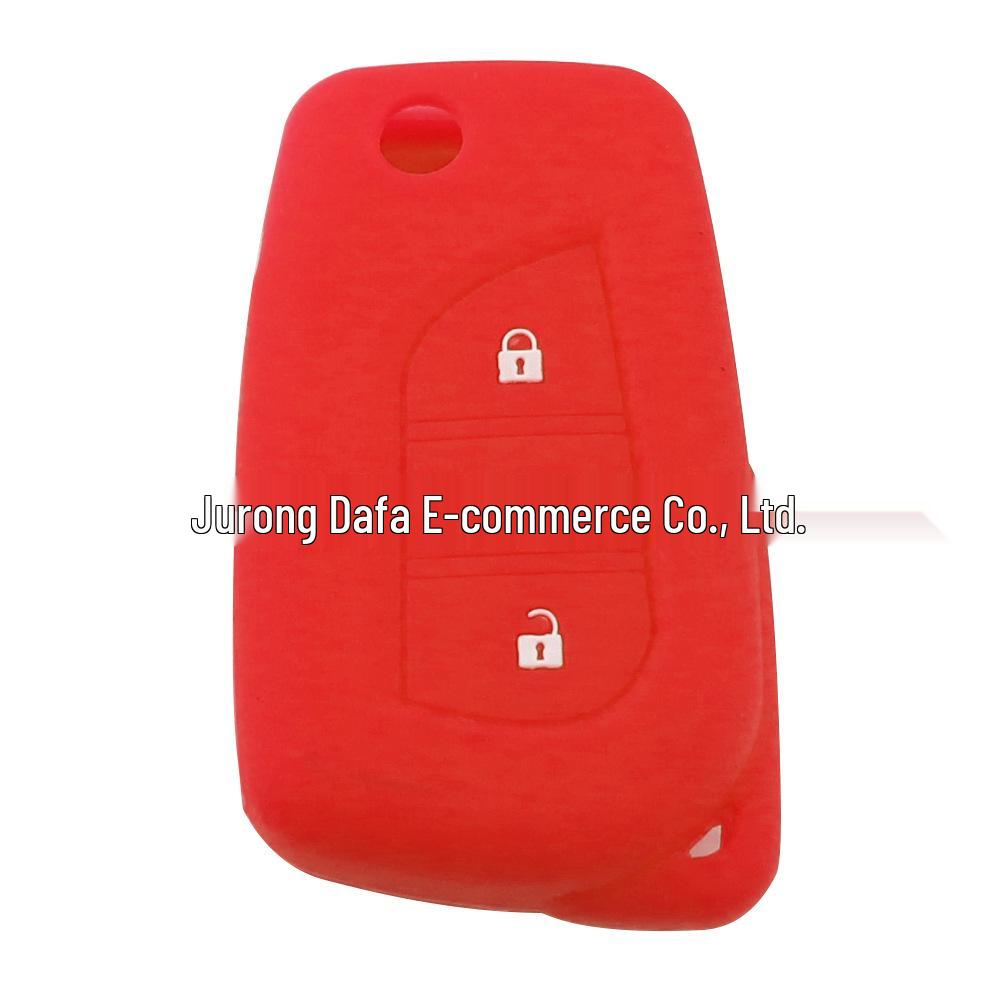 Силиконовый чехол для ключей для Toyota Fortuner, Innova, Hilux, RAV4, Corolla (2-кнопочный)