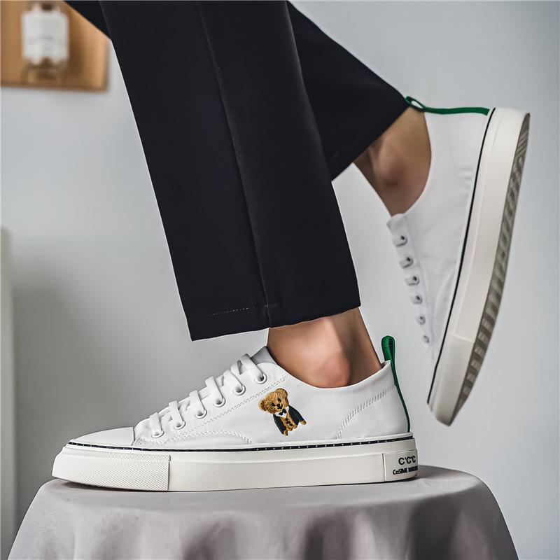 Оригинальные кроссовки Bear Green для мужчин, модный дизайн, вулканизированная обувь, удобные повседневные кроссовки с низким вырезом, chaussure hommes