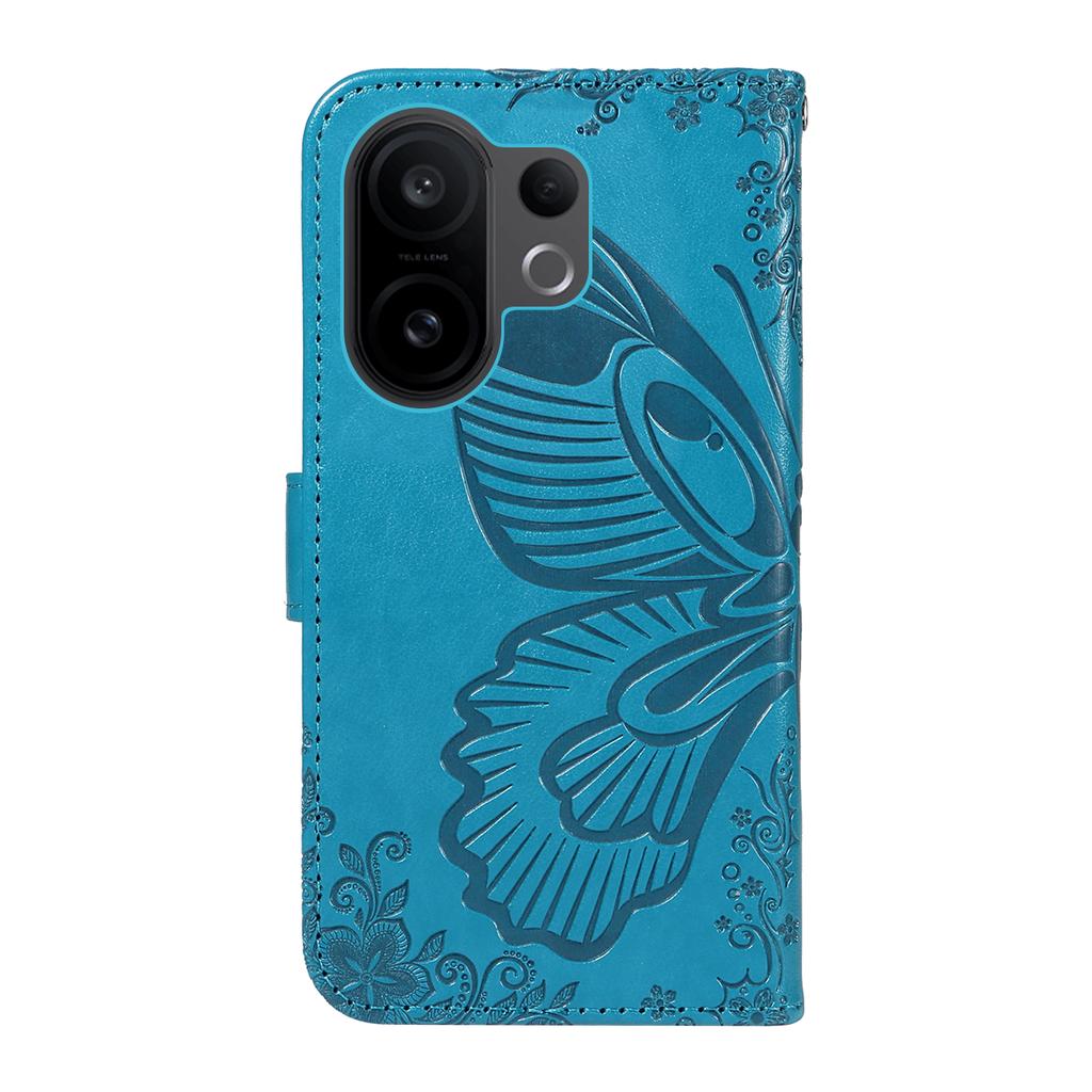 For vivo X200 FE 5G/vivo S30 Pro mini 5G Case Butterfly Pattern PU Leather Folio Flip Phone Cover
