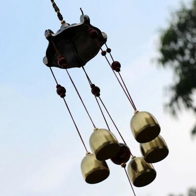 Садовый декор Части Колокольчики ветра Аксессуары Древние монеты Колокольчики Сад Двор Подвесные Колокольчики ветра 5 Медный декор