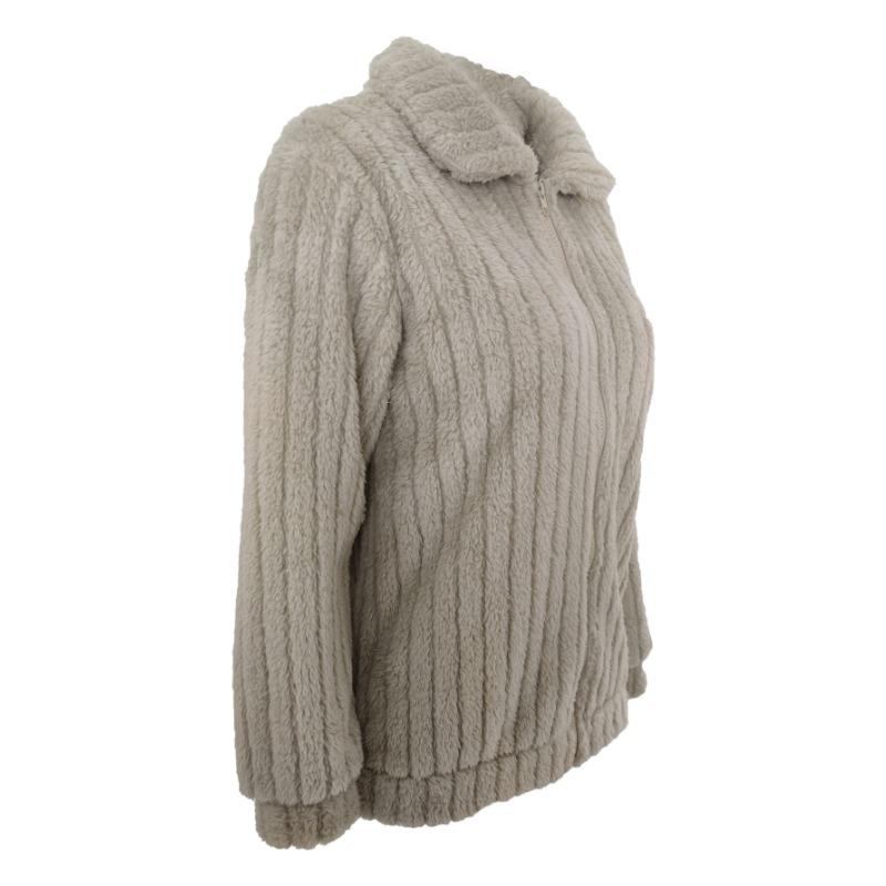 YYFS Женские модные повседневные однотонные куртки и пальто с воротником-поло на осень-зиму с длинным рукавом и принтом