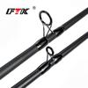 FTK Вращающаяся удочка 99% Высокоуглеродистая сверхтвердая удочка 2 секции Бесплатная удочка 2 запасных наконечника удочки