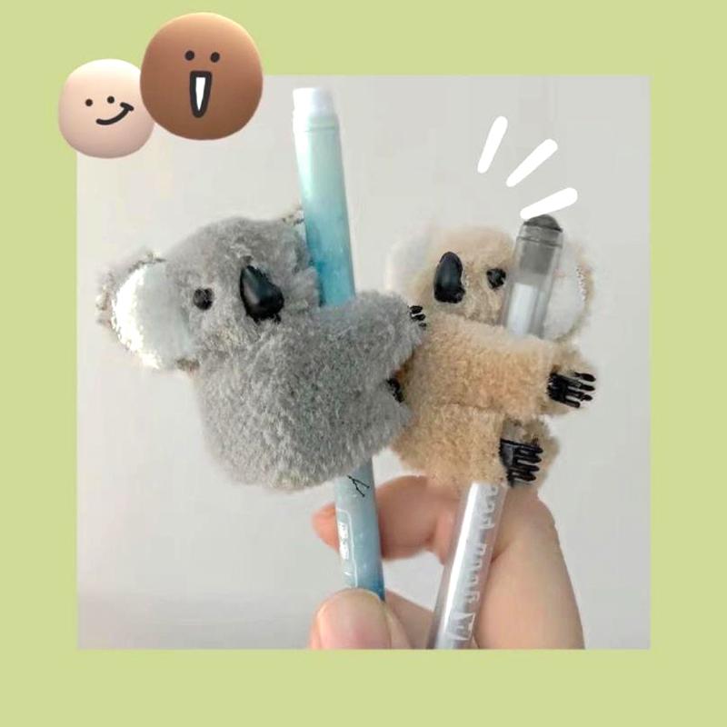 Горячая Новинка Плюшевая Заколка-Зажим Коала Милые Животные Косплей Аксессуары Для Волос Для Девочки Детский Мультяшный Хвост Металлический Фурнитура Модель Коалы