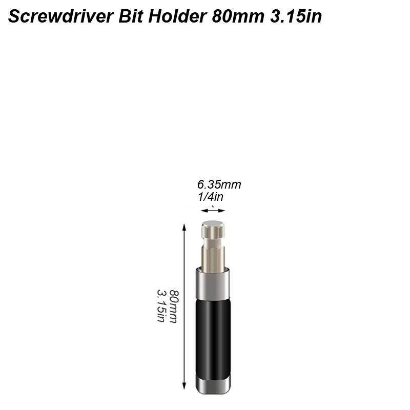Магнитный держатель бит отвертки Телескопический шестигранный адаптер Быстросъемный удлинитель дрели Пакетный патрон Гайка Винт Растягивающийся