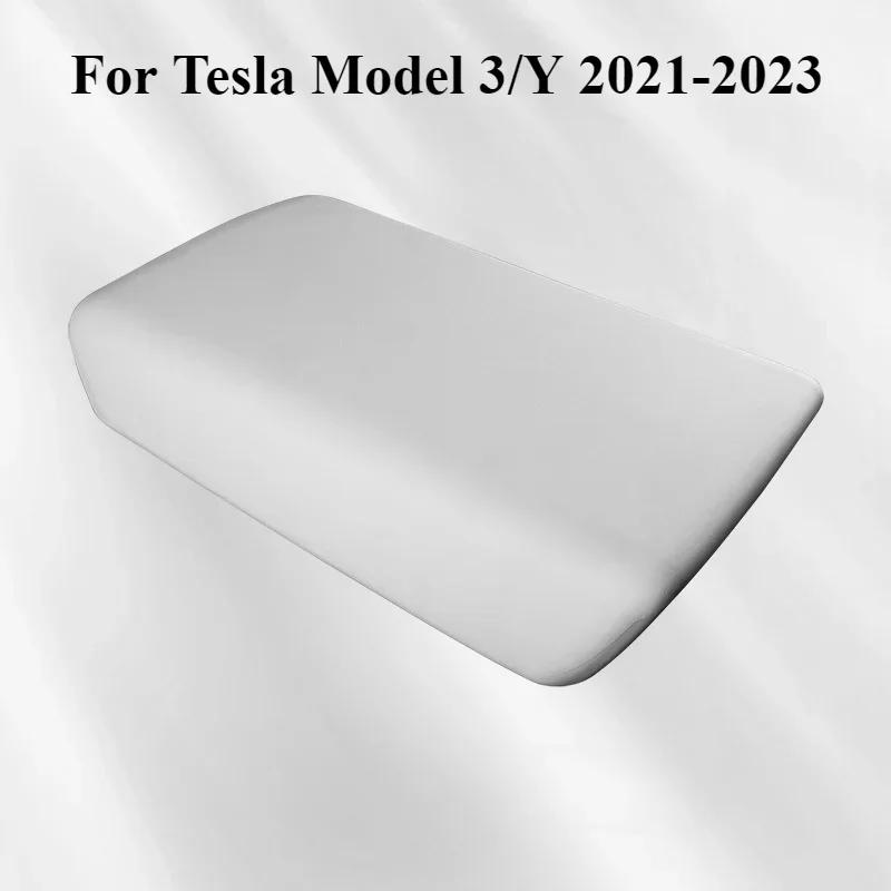 Для Tesla Model 3 Y 2025 2025 Аксессуары Подлокотник Защитная крышка коробки Белый Мягкий TPE Центральная консоль Панель Pad Model3 Highland