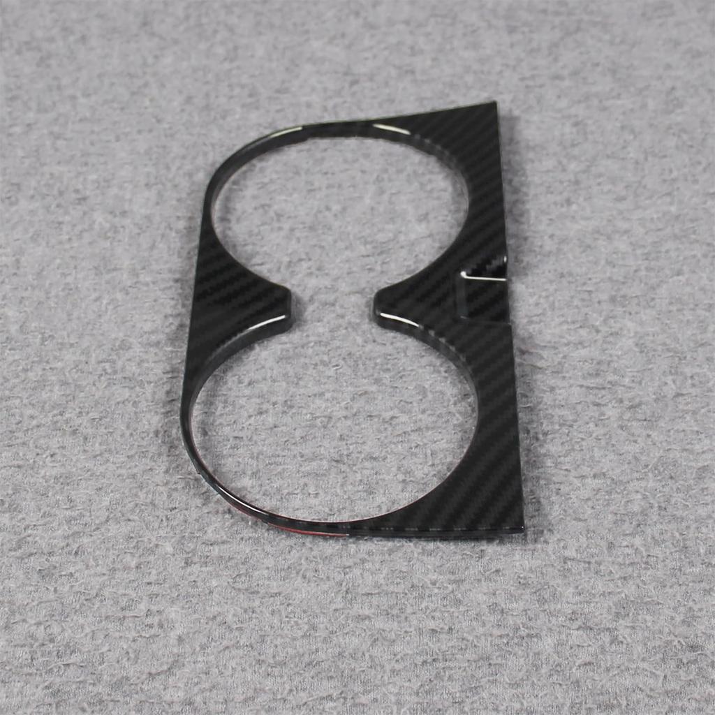 RUIQ Interior Drink Holder Cover for Toyota Prius Designed Specifically for the Toyota Prius Carbon Fiber (60 Series) - (Black Finish)