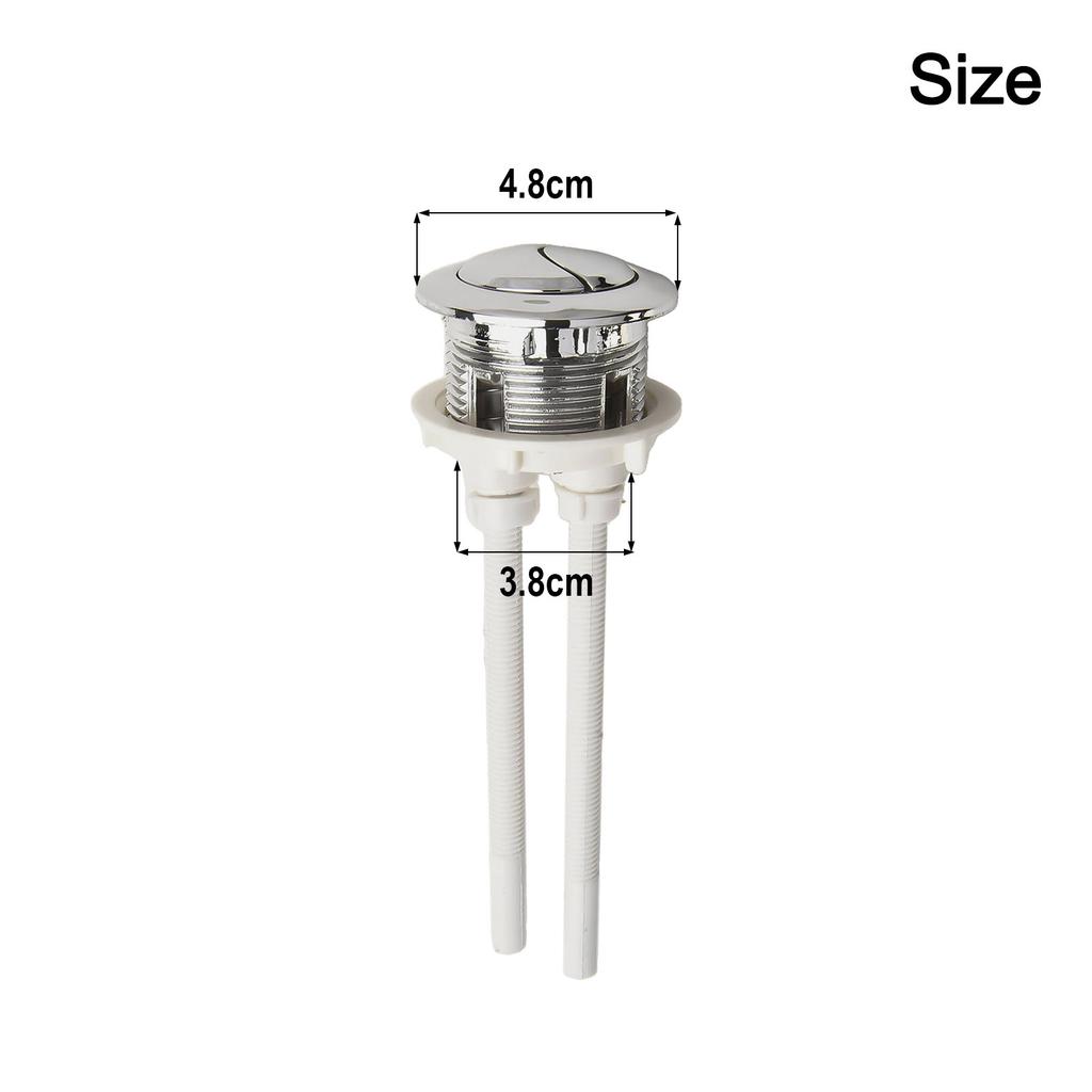 38 мм Кнопка для бачка унитаза с двойным сливом, круглая, замена клапана, нажимная кнопка для слива, клапан бачка унитаза, запчасти для ванной комнаты