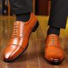 Мода Британский Джентльмен Дизайнер Новые Мужские Оксфорды Броги на Шнуровке Мужская Роскошная Формальная Свадебная Выпускная Вечерняя Одежда Обувь для Возвращения Домой