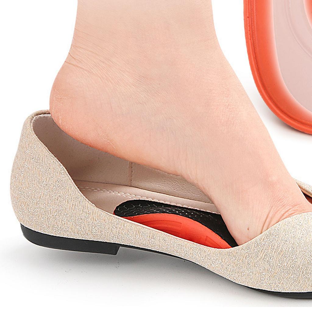 Подушечки под свод стопы для плоскостопия, силиконовые - подушечки для подошвы, мягкие самоклеящиеся спортивные амортизирующие полустельки для поддержки стопы