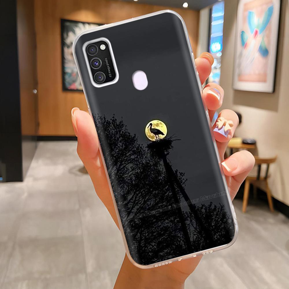 Для Samsung Galaxy M21 M31 Чехол Мягкий ТПУ Мягкий Силикон Модный Чехол для Телефона Для Samsung M21 M31 Funda Роскошная Задняя Крышка Coque Para