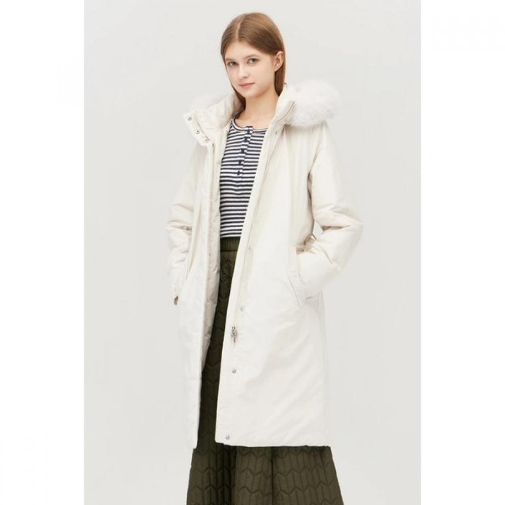 Benetton Fox Fur Hooded Down Jacket Bapde7561