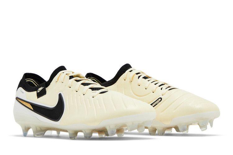 Мужские бутсы Nike Tiempo Legend 10 Elite FG Peak Ready Pack Лимонад/Металлическое Золото/Черный