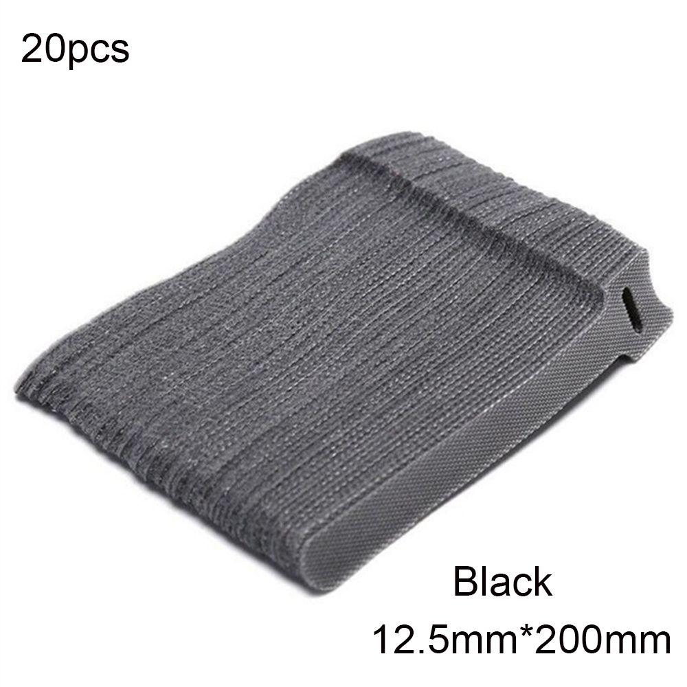 20 шт. Новые наушники мышь многоразовый шнур стяжка органайзер для кабеля нейлоновый ремешок для управления проводами