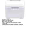 Portable Cooler Box with Heavy Duty Handle Lightweight Leakproof Large Capacity Outdoor BBQ Camping Beach Picnic Insulated