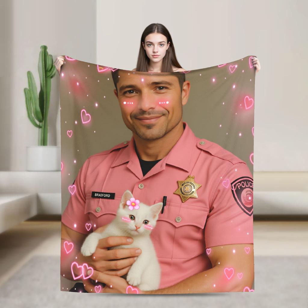 Tim Bradford The Rookie Flannel Blanket Warm Throw Blanket for Couch Bed Camping Funny Bedspread Sofa Bed Cover