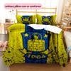 Brøndby IF  Pattern Bedding Quilt Set  Home Decoration  Gift (1 * duvet cover + 2 * pillowcase  without core)