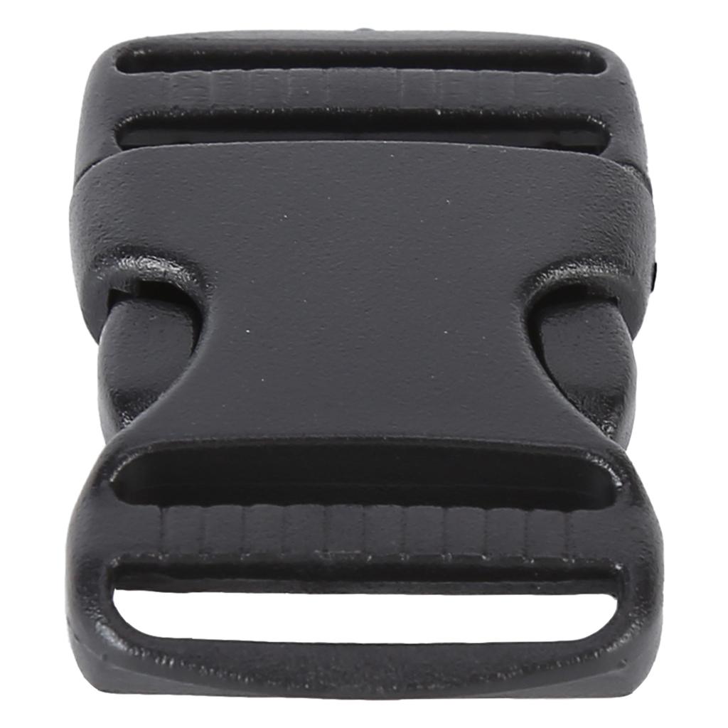 5Pcs Quick Release Buckle Plastic Dual Adjustable Strap Buckles Replacement DIY Craft for Backpack Black