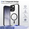 KEYSION Transparent Magnetic Phone Case for OPPO Reno15 Pro Max 5G Silicone+PC HD Clear Shockproof Cover for OPPO Reno15 F 5G