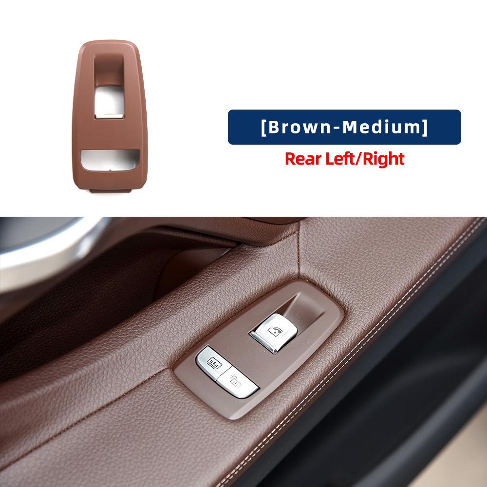 LHD Rear Window Lifter Switch Outer Frame Cover For BMW G12 2015- 740i xDrive 750i xDrive Door Window Switch Surround Frame