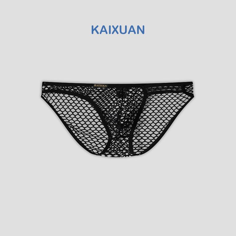 Мужские большие сетчатые трусы-слипы - Быстросохнущие, Удобные, Европейско-американский стиль