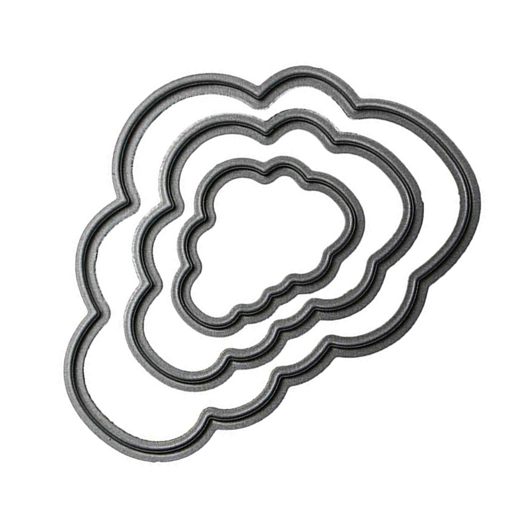 Симпатичные рамки трафарет тиснение вырубные штампы 3D скрапбукинг карты ремесло штампы