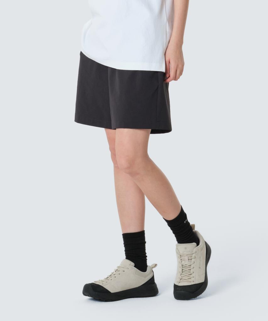 SNOWPEAK APPAREL Classic Woven Shorts (S26Muthp16) Black