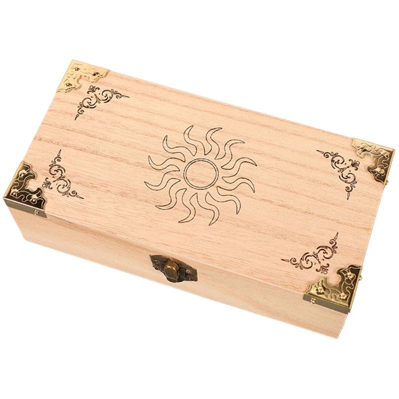Fashion Wood Playing Card Holder Deck Box Storage Case Organizers Playing Cards Poker Card Box Handcrafts For Men Women
