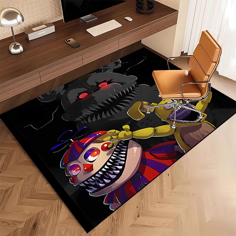 1pc Five Nights at Freddy's3 Print Area Rug - Soft, Washable Non-Slip Indoor Mat, Living Room, Home Office Decorative Rug,Office Decorative
