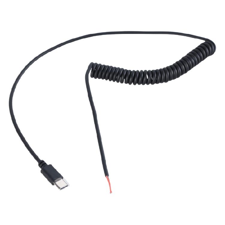 Type C to 2Pin Bare Wire Cable, 5V Power Cord USB C Male 2Pin Pigtail Cable For Electronic Devices Can not Data Transfer