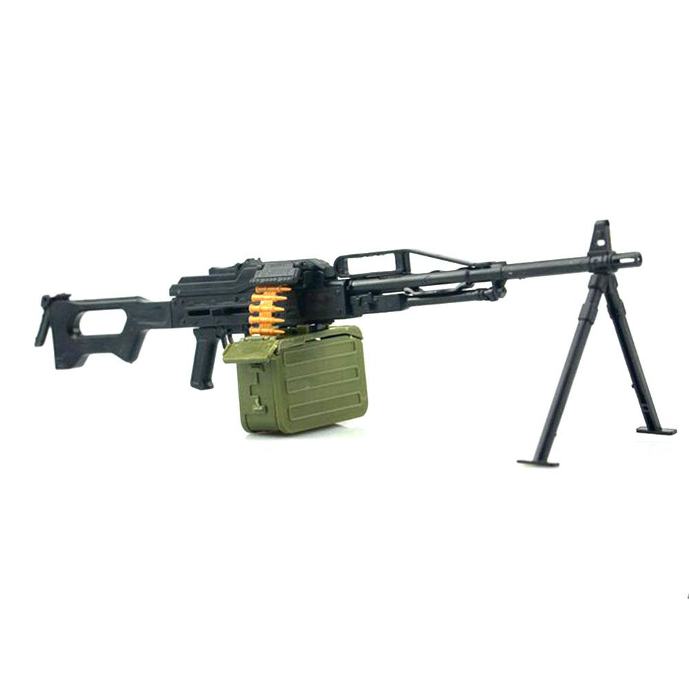 Масштаб 1/6 Военное Оружие Армии США Снайперская Винтовка M82A1 M134 M14 M16 Полицейский Солдат SWAT Фигурка Модель для Сборки Оружие Игрушки
