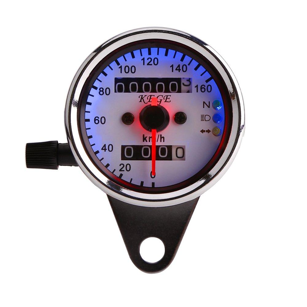 VGEBY1 LED Mini Speedometer Indicator Mechanical Motorcycle Universal 12V Backlight Odometer B
