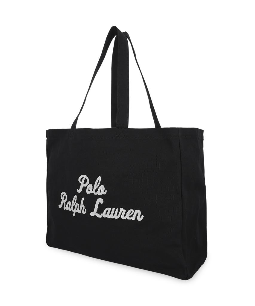 Polo Ralph Lauren Embroidered Canvas Tote - Black