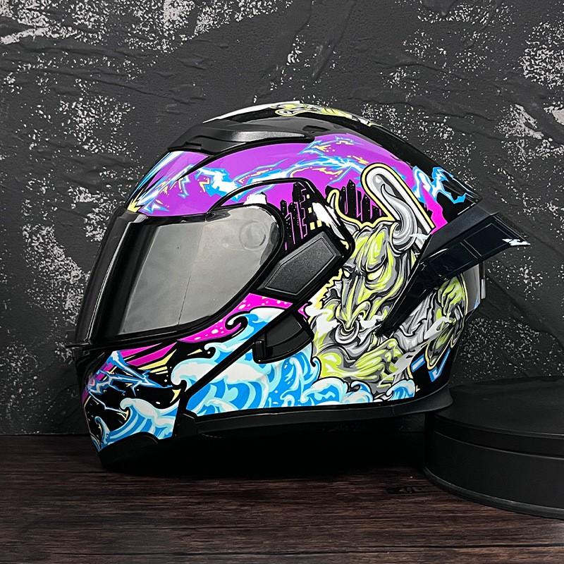 JIEKAI Modular Flip-Up Motorcycle Helmet Men Women ABS Full Face With Dual Visor Scooter Bike Riding