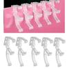 Drapery Hardware Plastic Valance Retainer Clips 20 Pieces Clear Valance Clip
