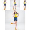 Adorable Minions Costume Set For Halloween Party Featuring Cute Cartoon Design For Women