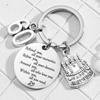 Birthday Stainless Steel Key Chain Stainless Steel Birthday Present Keyring  Jewelry