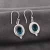 Apatite Handmade Silver Jewelry, 925 Sterling Silver Earrings, Handmade Beautiful Gemstone Jewelry, Apatite Earrings For Her