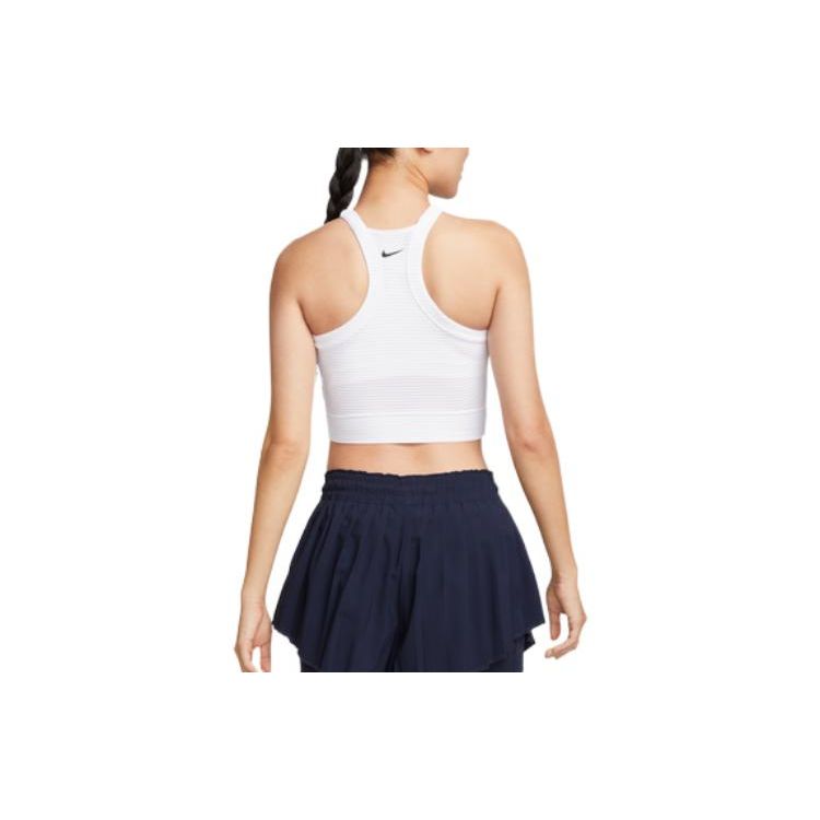 Nike Короткие теннисные спортивные майки женские топы белые DM2168-100