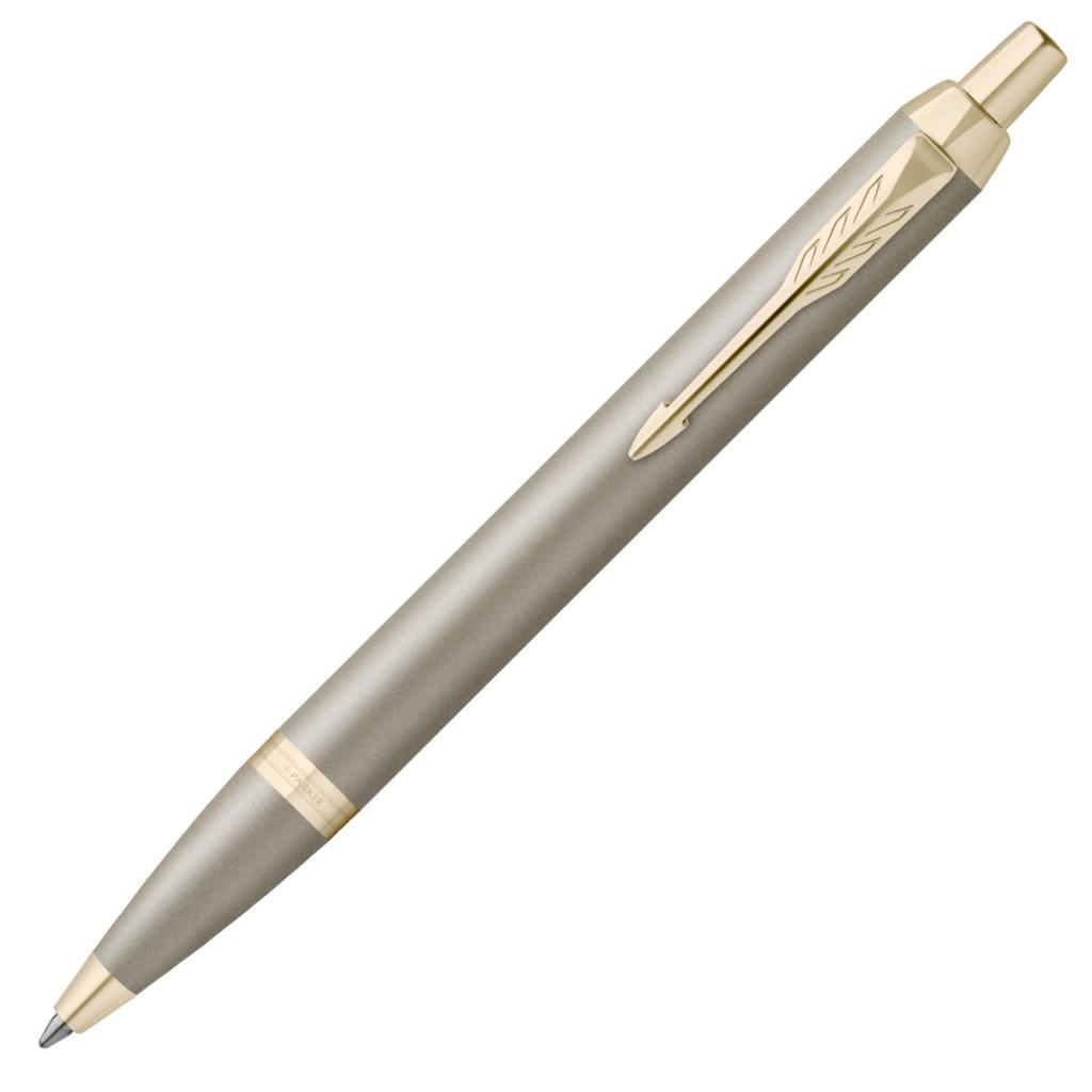PARKER Parker IM Песочный CHT Шариковая ручка Средняя Поставляется в подарочной коробке с Покупкой Официальная 2235431 Ручка, Перо, Чернила на масляной основе, Сумка, Подарок, Роскошь,