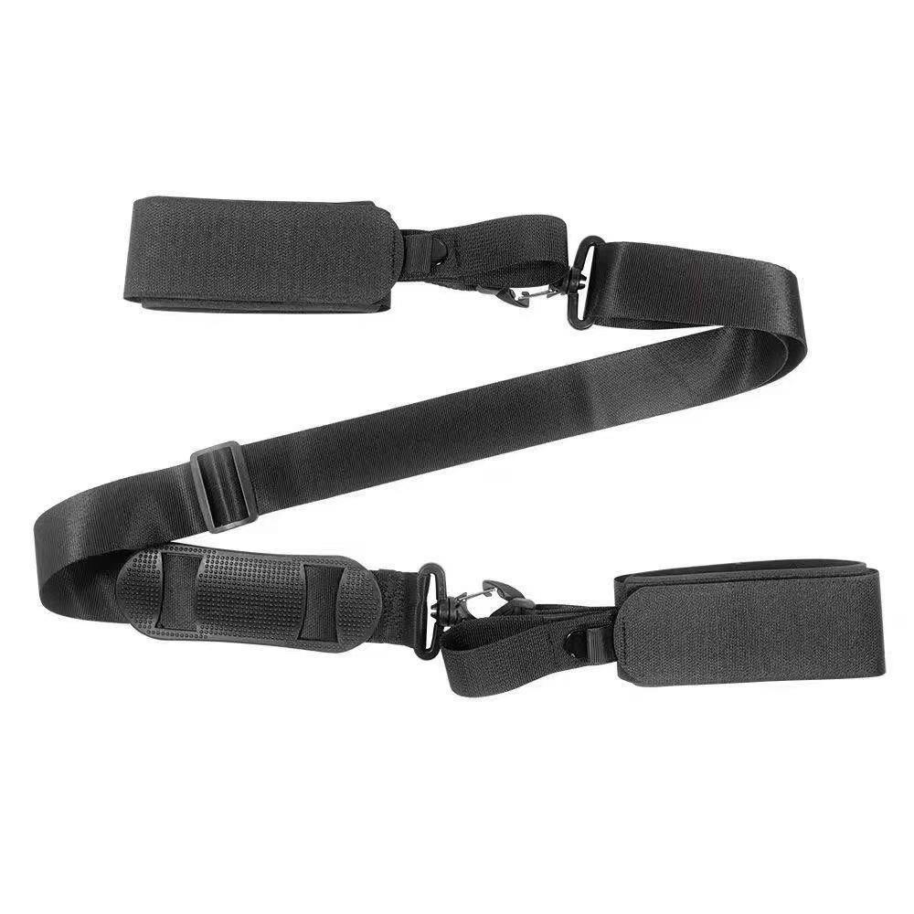 Nylon Ski Pole Carrying Strap Adjustable Ski Pole Shoulder Strap Skiboard Fixed Strap Snowboard