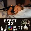 Lampe De Chevet 3D LED - Arbre De Vie - Multicolore - Tactile - Télécommande - Décorative